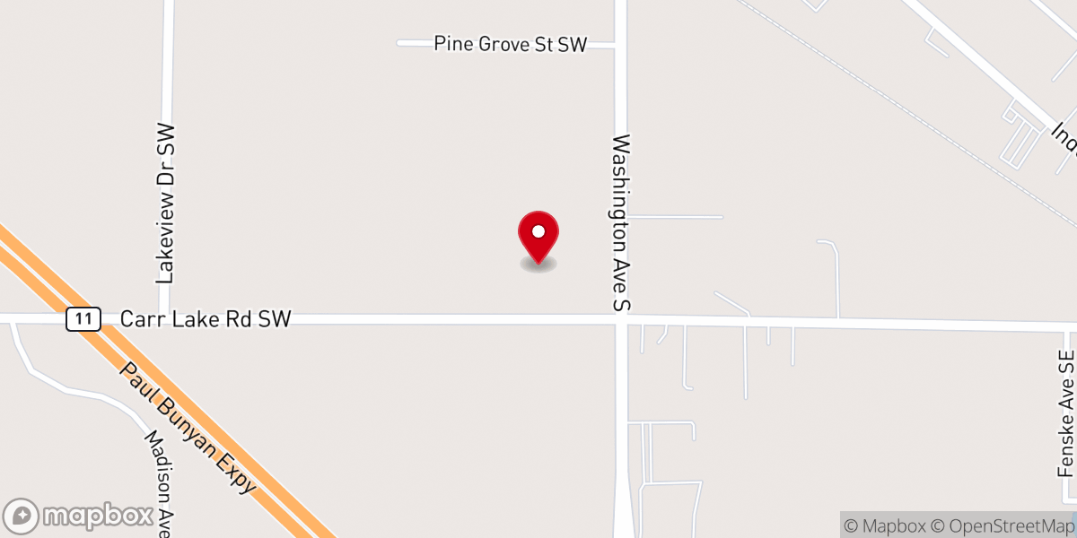Map showing location of Evangelical Free Church of Bemidji