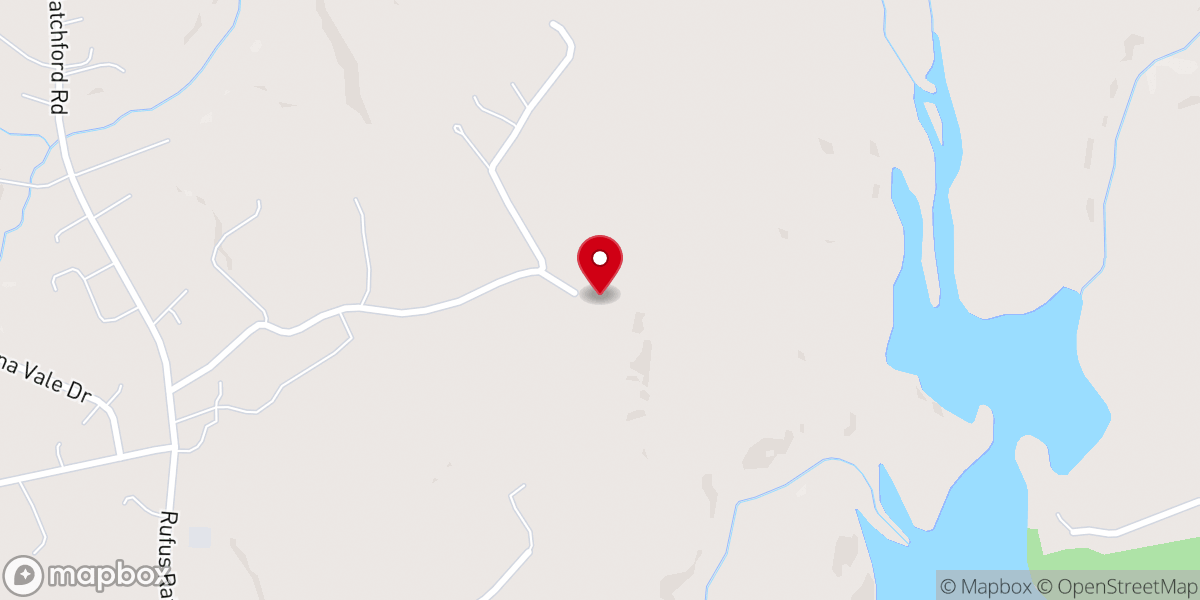 Map showing location of Mount Zion Church