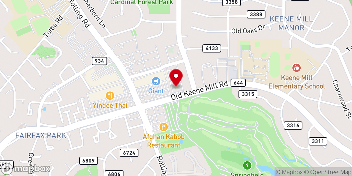 Map showing location of Prince of Peace Lutheran School