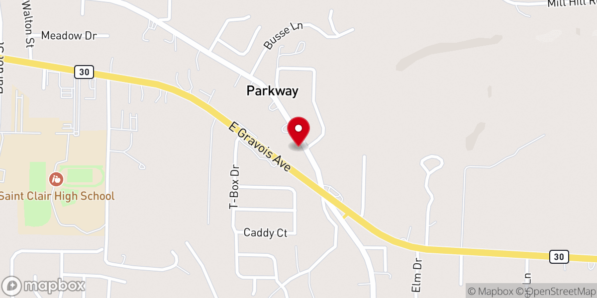 Map showing location of Mt Zion Baptist Church
