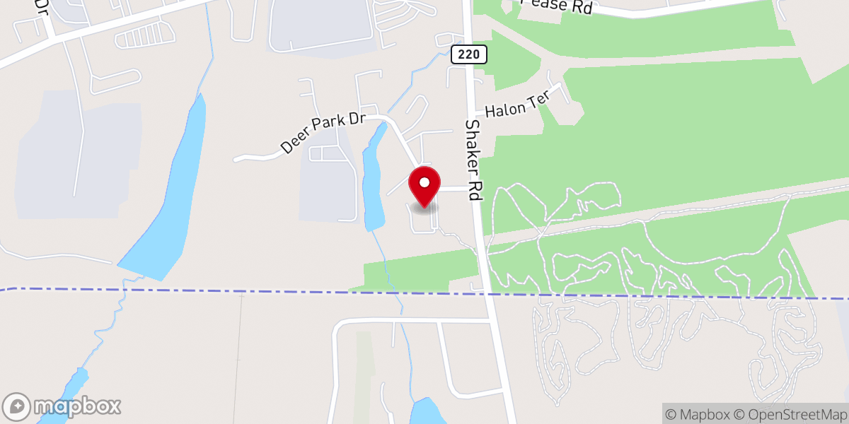 Map showing location of Catie's Closet