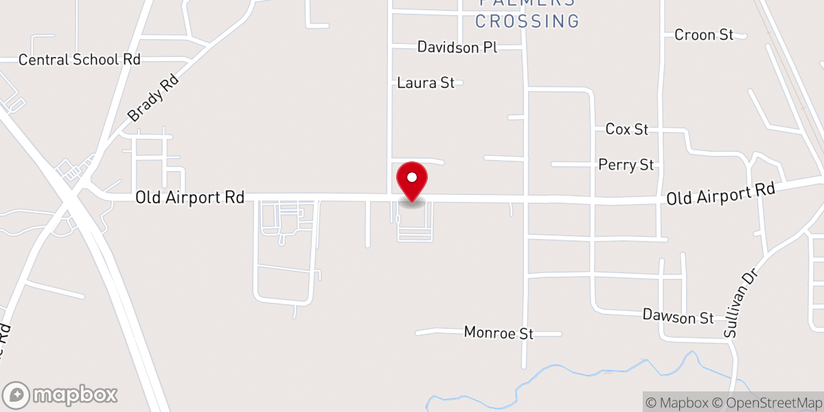 Map showing location of Church of God in Christ