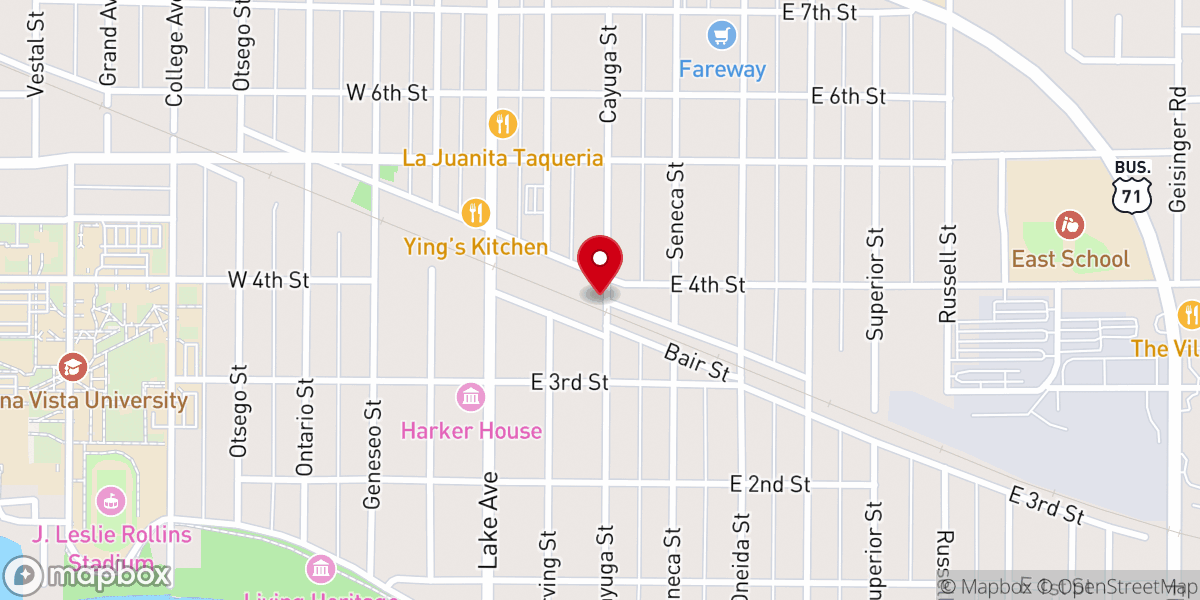 Map showing location of Grace Lutheran Church, Finance