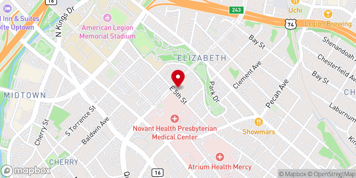 Map showing location of Together in Christ International Ministries