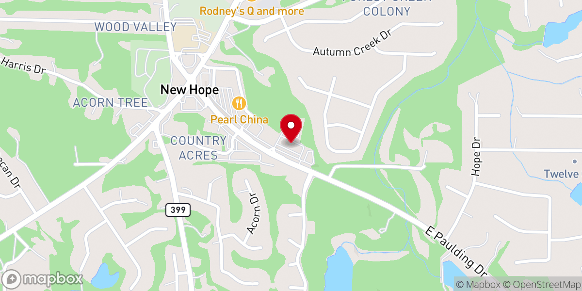 Map showing location of Vertical Life Church