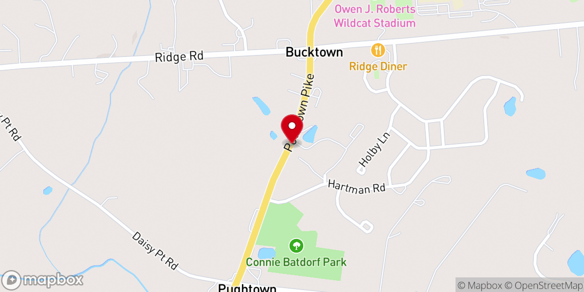 Map showing location of Meredith Manor Venue