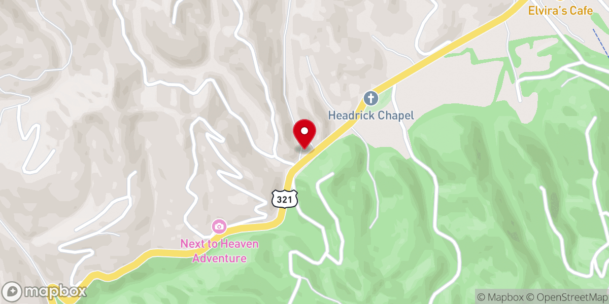 Map showing location of CAM Cabin Crafts