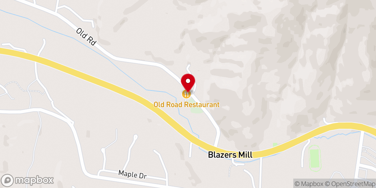 Map showing location of Mescalero Baptist Mission