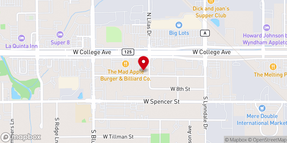 Map showing location of Hope City Church