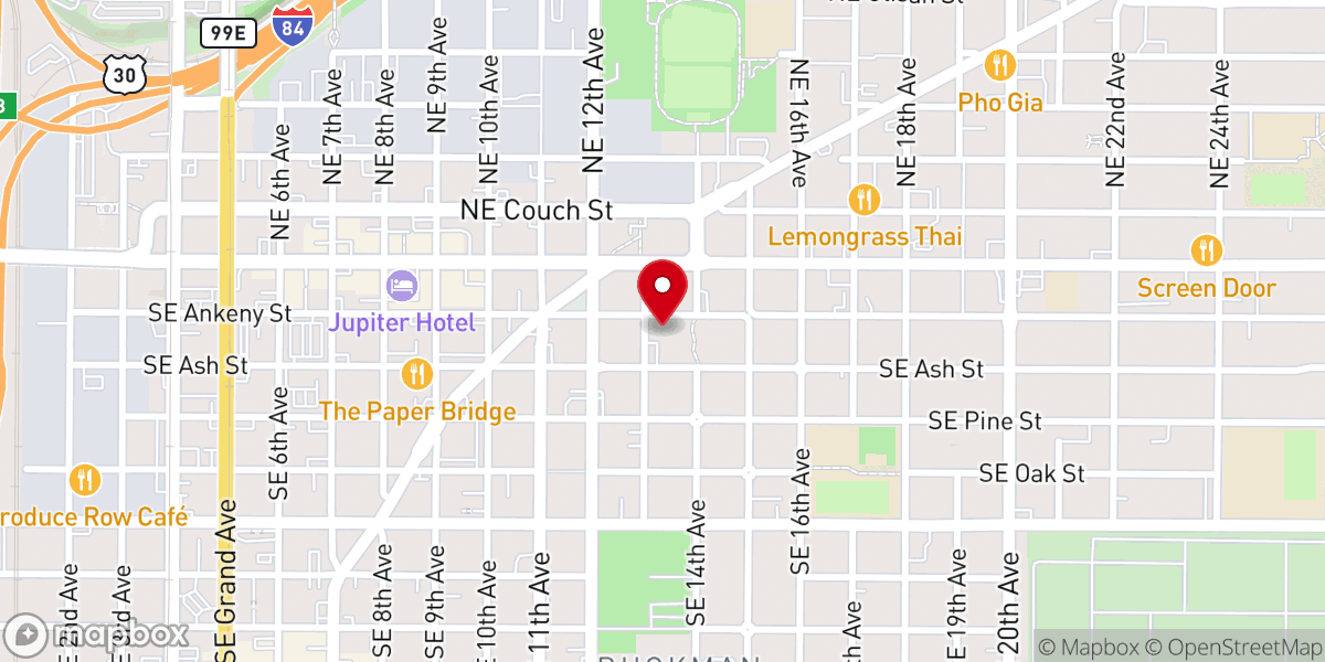 Map showing location of Imago Dei Community
