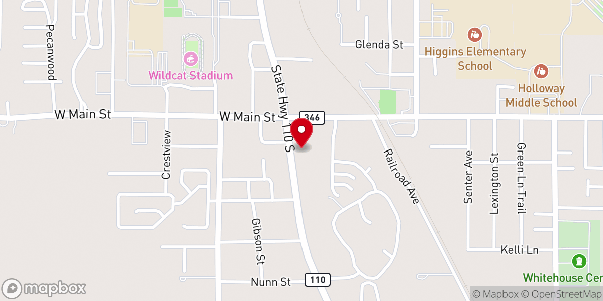 Map showing location of Hope Church Whitehouse