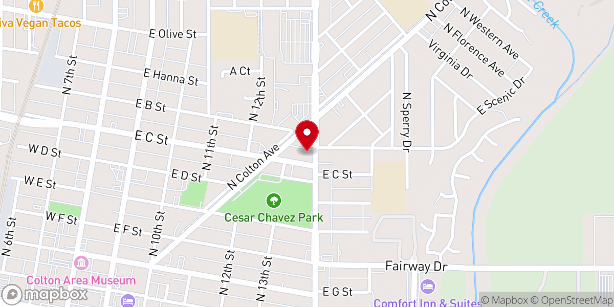 Map showing location of Good Shepherd United Church