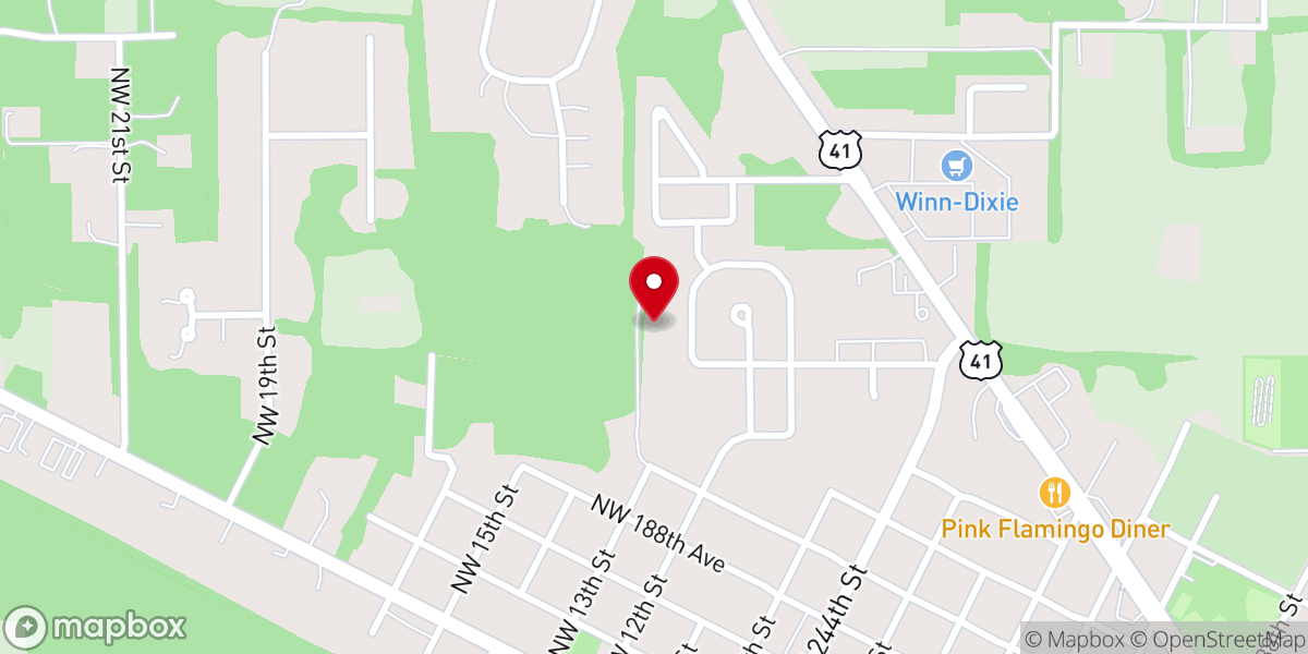 Map showing location of Families United In Christ International