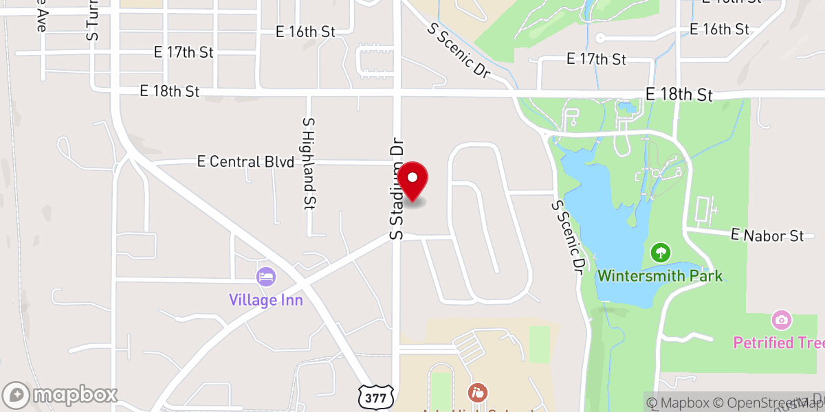 Map showing location of Central Bible Academy