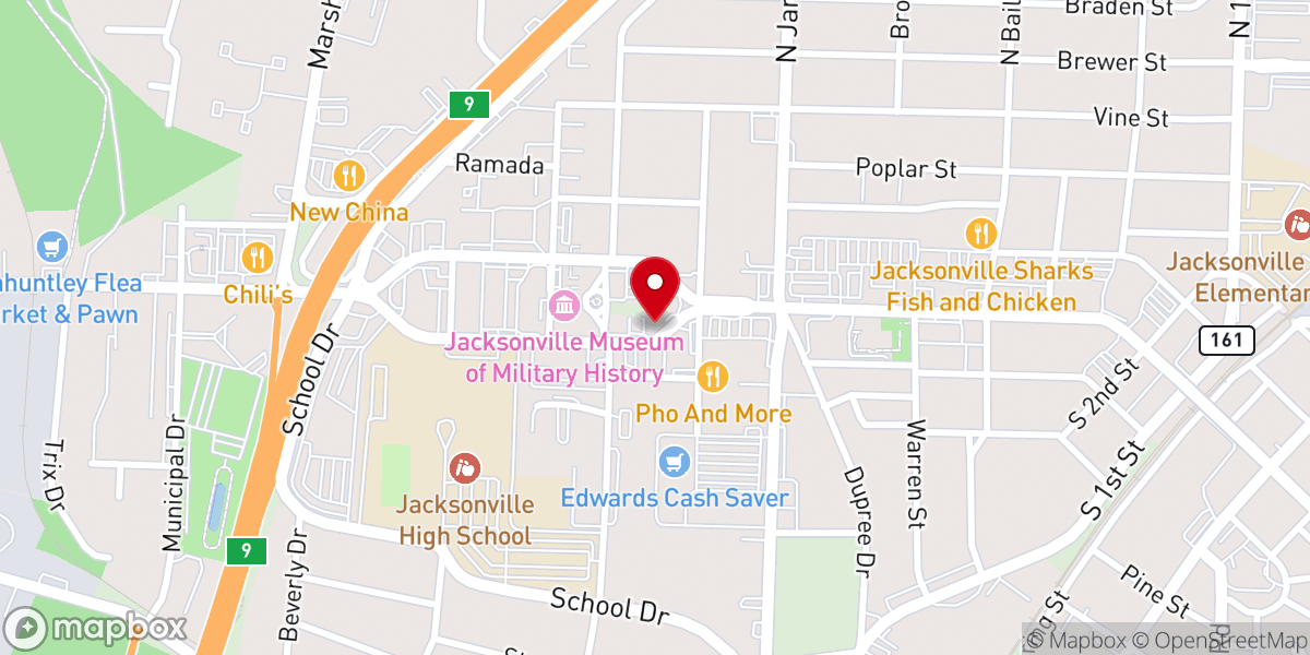 Map showing location of CEMI Christian Fellowship