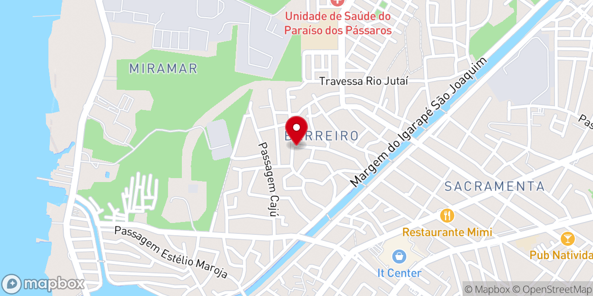 Map showing location of Paróquia São Benedito
