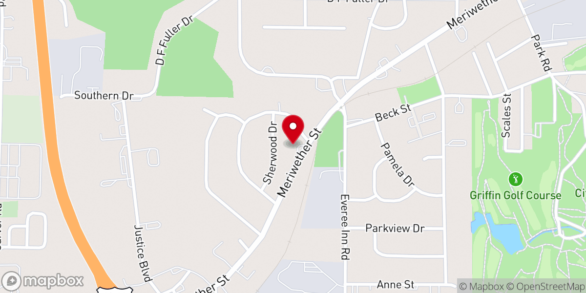 Map showing location of Agape Restoration Family Center