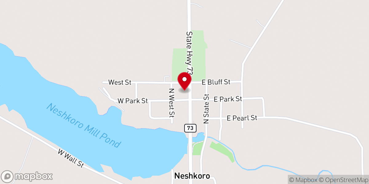 Map showing location of St James Catholic Church