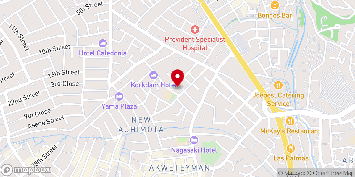Map showing location of St. Thomas More & John Fisher Catholic Church