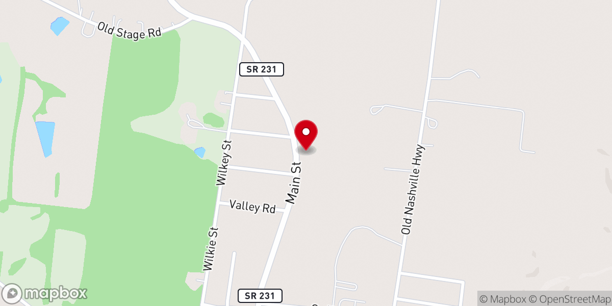 Map showing location of House of Prayer - Trinity Church