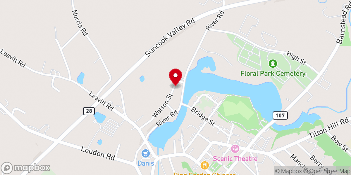 Map showing location of Pittsfield Church of God