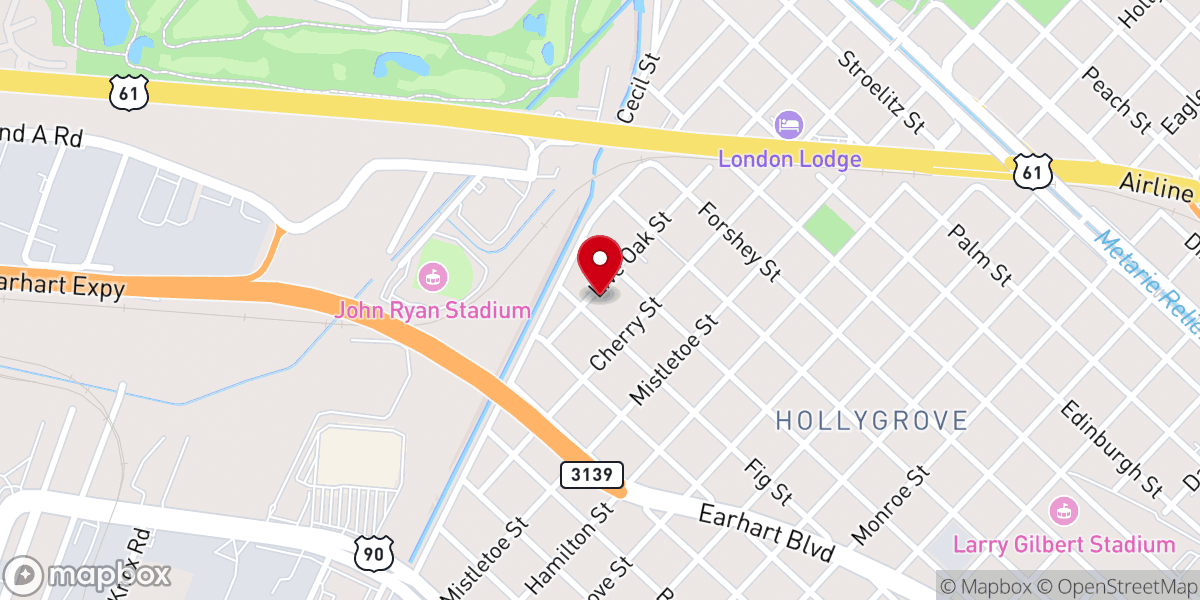 Map showing location of Saint Anthony Divine Spiritual Temple of Christ