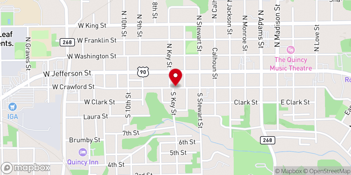 Map showing location of Deliverence Temple