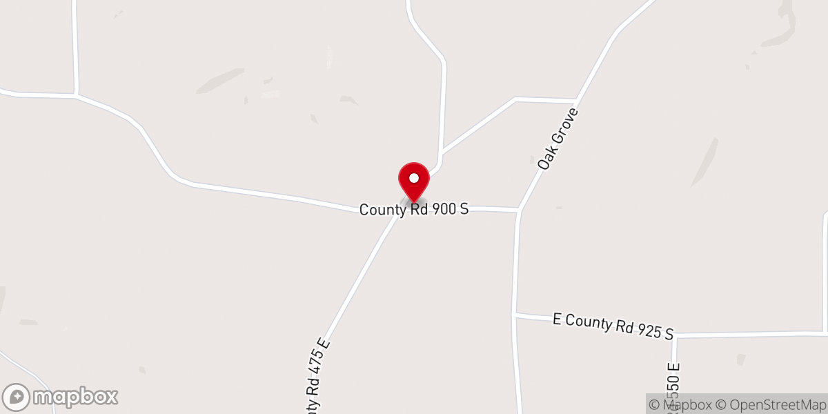 Map showing location of Crossroads Church of Christ