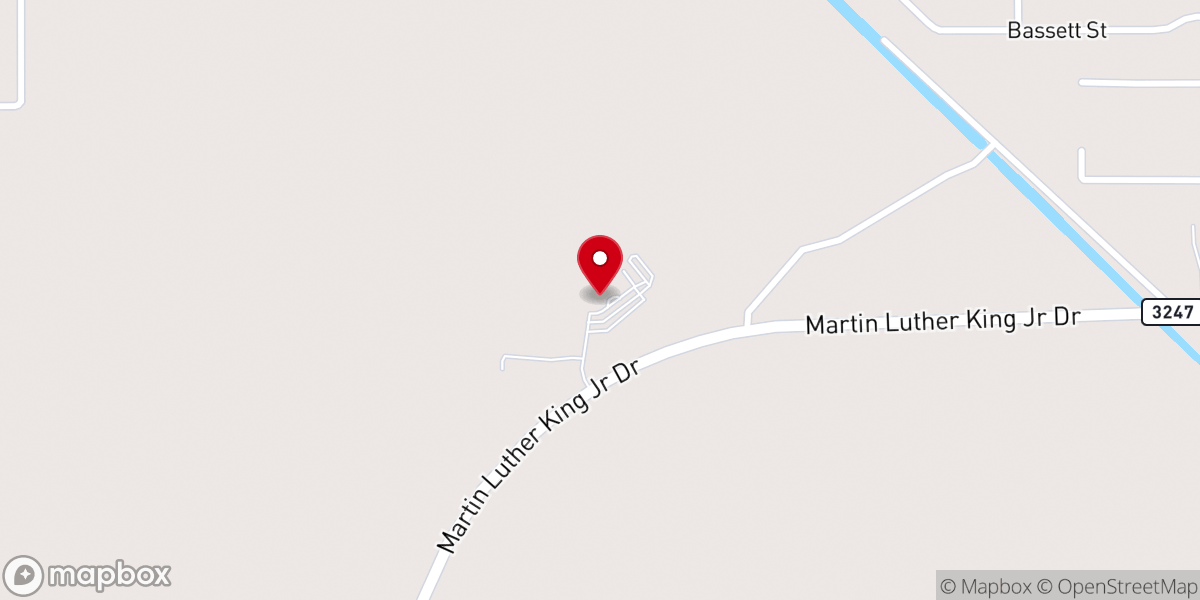 Map showing location of Orange BAPTIST CHURCH