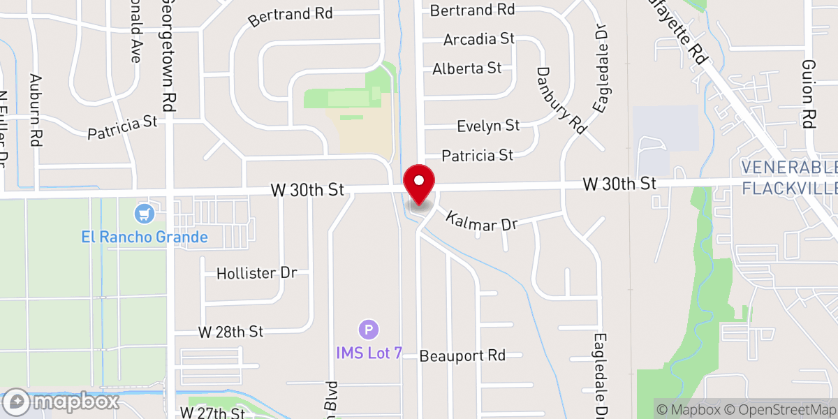 Map showing location of Christian Life Centre