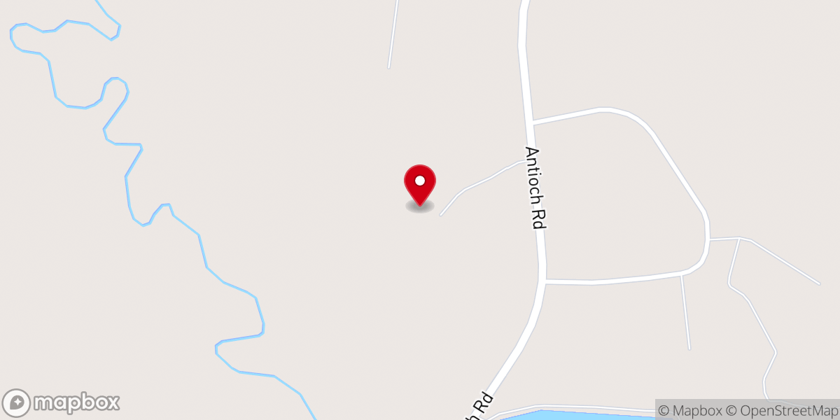 Map showing location of The Hideaway at Bullard Estates