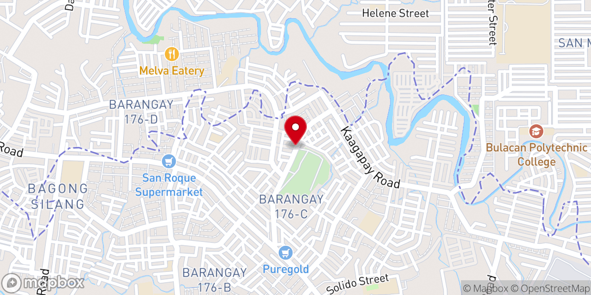 Map showing location of LOGOS Southern Baptist Church of Caloocan