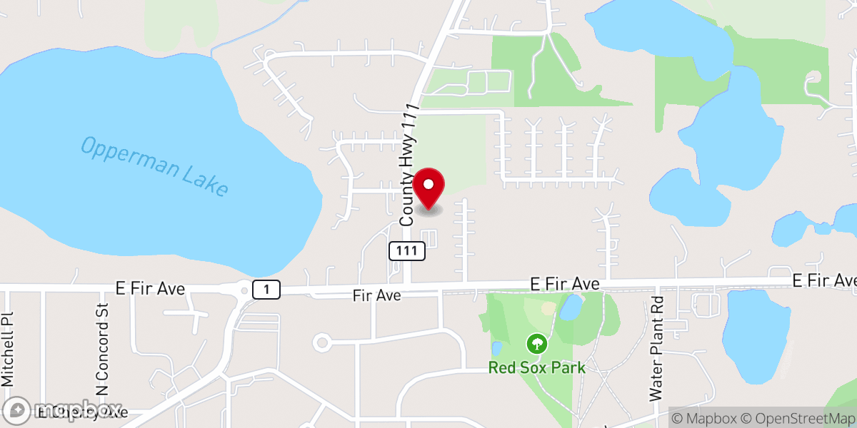 Map showing location of Calvary Free Lutheran Church