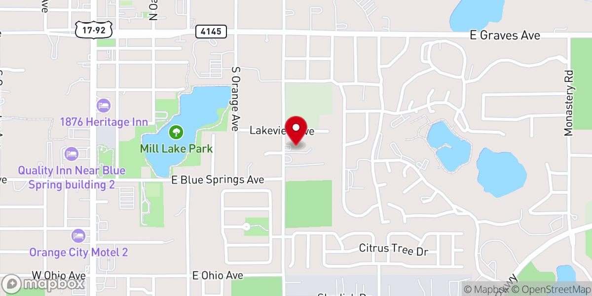 Map showing location of Florida Coalition of Christian Private Schools Association Inc