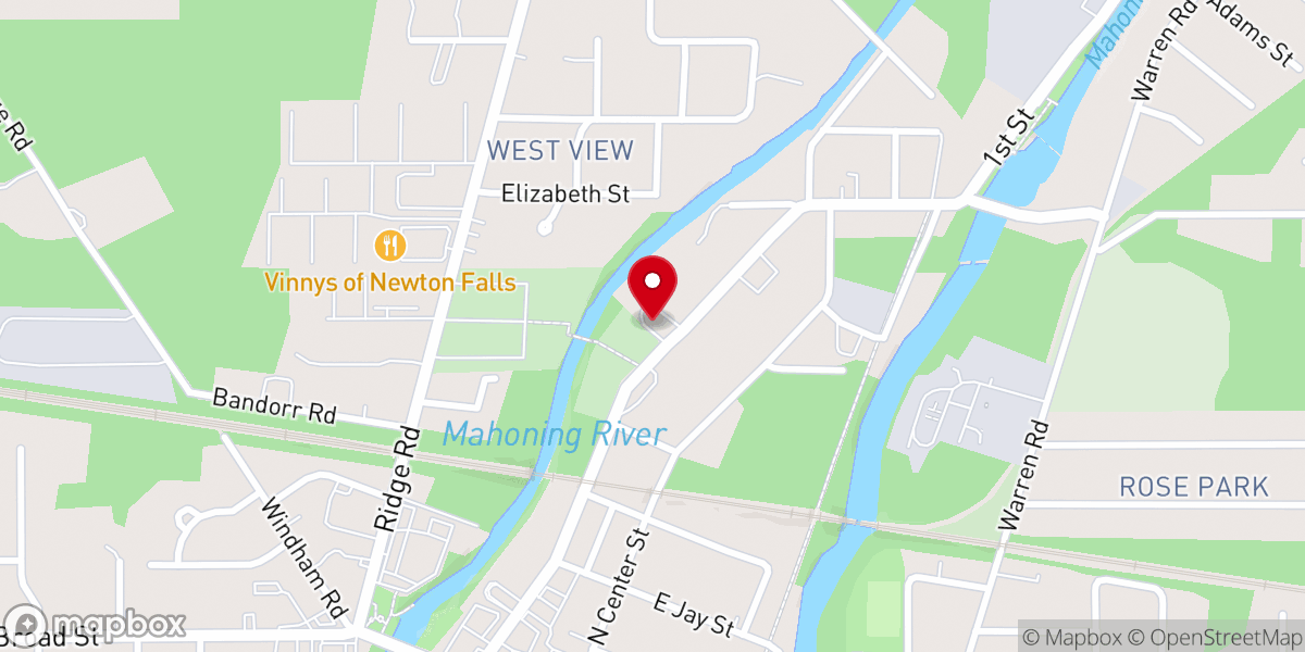 Map showing location of Saint Marys Roman Catholic Church