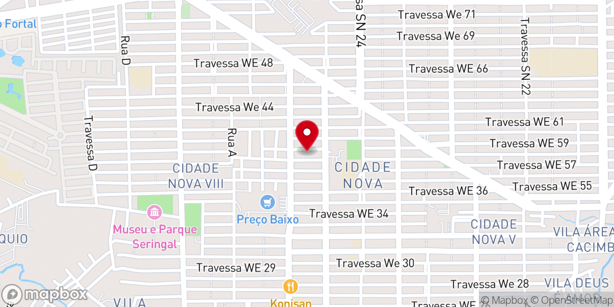 Map showing location of ASSEMBLEIA DE DEUS MINISTÉRIO MONTE DA ALIANÇA