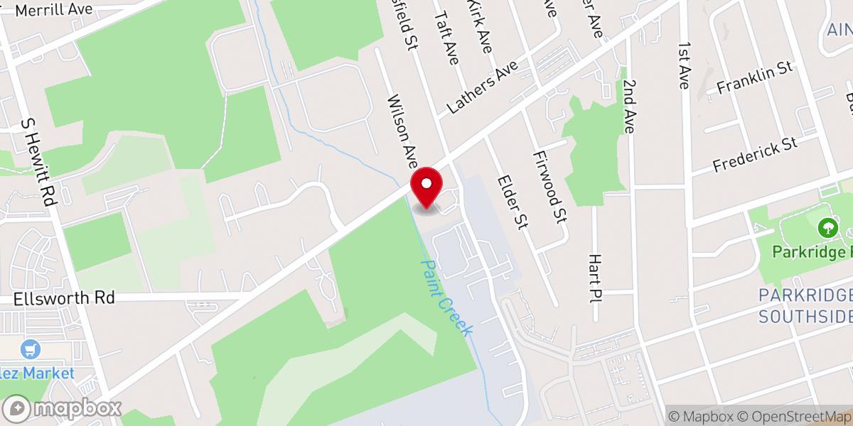 Map showing location of Bethany Association