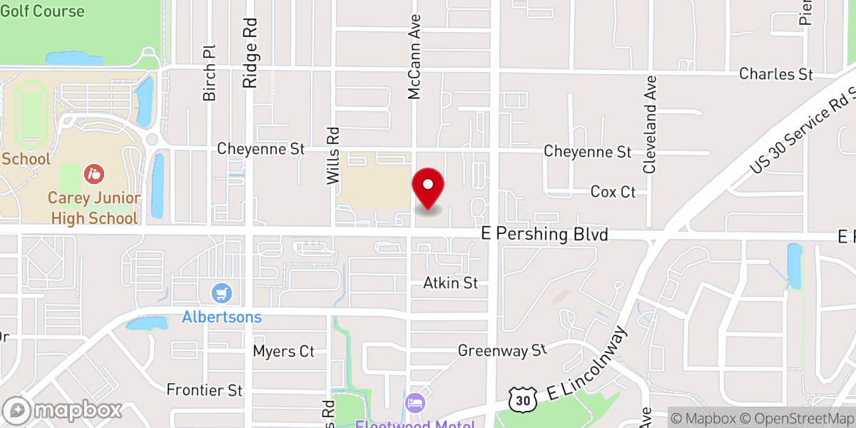 Map showing location of New Testament Christian Church