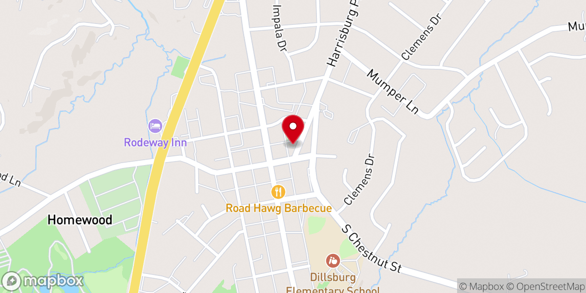 Map showing location of First Foundation Church