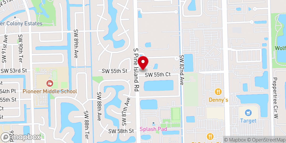 Map showing location of Cathedral of Pentecost