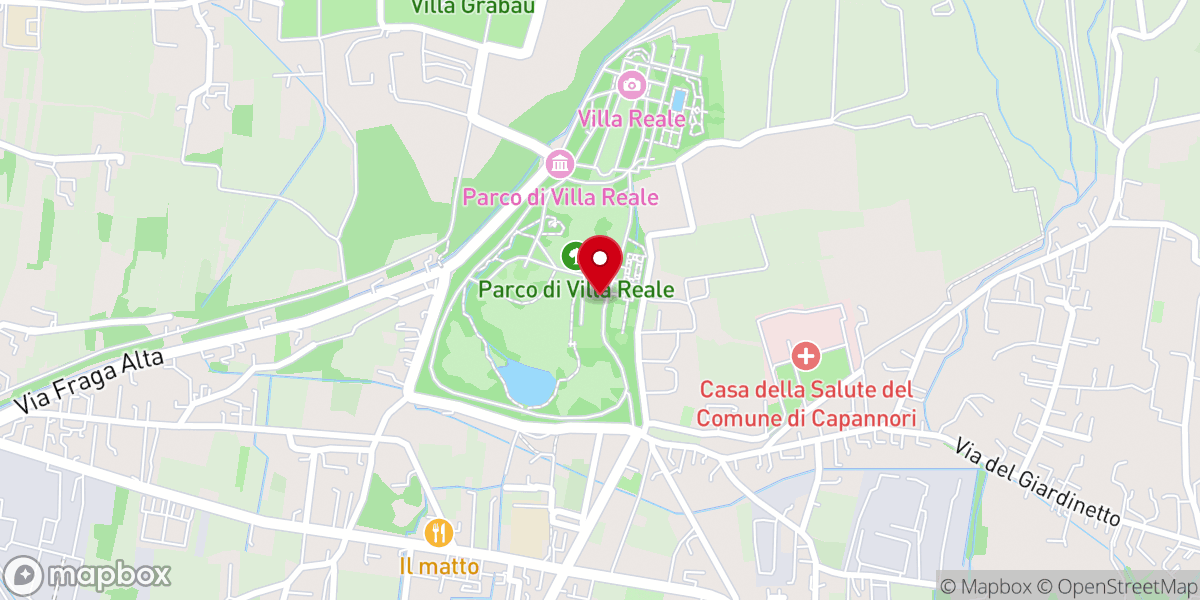 Map showing location of Cappella Ortodossa