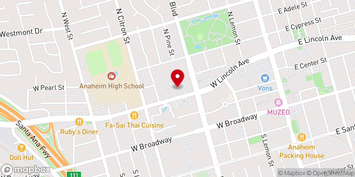 Map showing location of St. Boniface Catholic Church