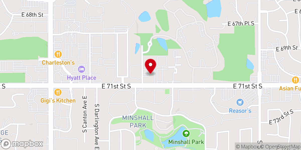 Map showing location of Saint Dustan's Episcopal Church
