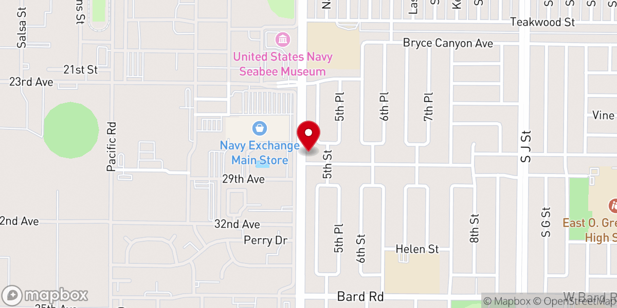 Map showing location of The Church @ Parkview