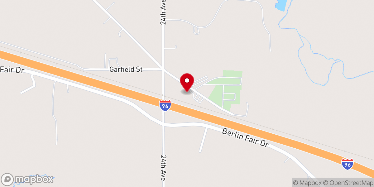 Map showing location of Saint Mary Catholic Church