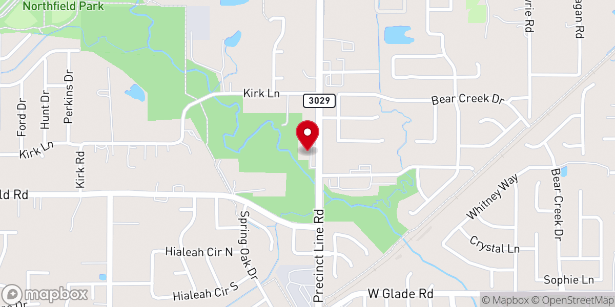 Map showing location of Catch The Fire DFW