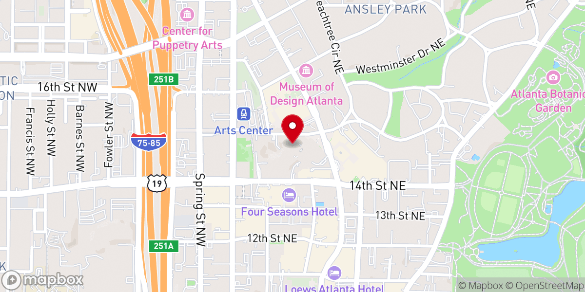 Map showing location of Leaders Heart Inc