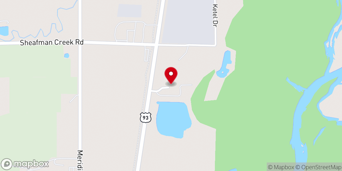 Map showing location of Hope For the Nations Church