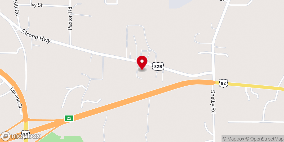 Map showing location of Victory Bible Church Inc