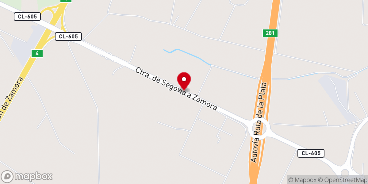 Map showing location of Monasterio de la Ascensión
